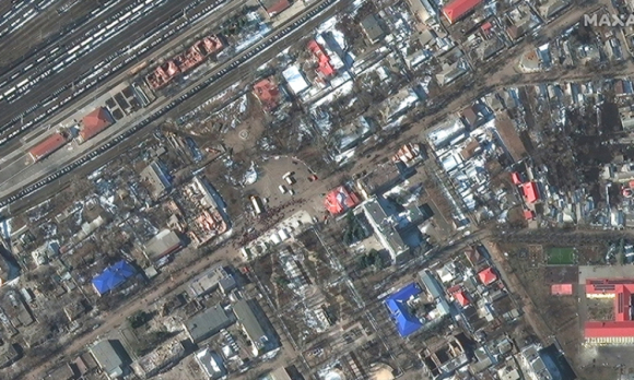 1 Thanh Pho Ukraine Thanh Dong Do Nat Tren Anh Ve Tinh