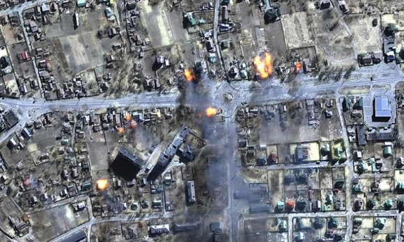 2 Thanh Pho Ukraine Thanh Dong Do Nat Tren Anh Ve Tinh