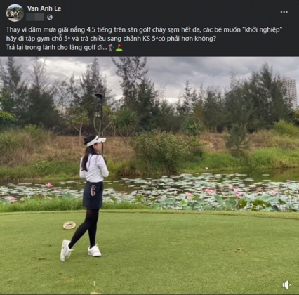 2 Vo Dai Gia Chu Dang Khoa Dan Mat Tieu Tam Tuyen Bo Gat Chuyen Nguoi Dep Ra San Golf Tim Dai Gia