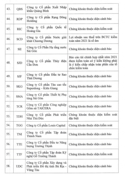 5 66 Ma Chung Khoan Khong Du Dieu Kien Giao Dich Ky Quy Vi Loi Nhuan Am