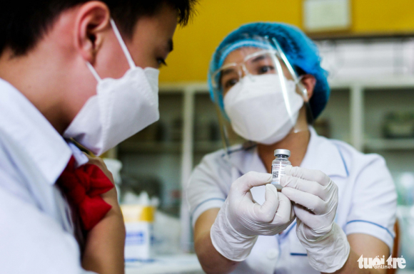 6 Ha Noi Ngay Dau Tiem Vac Xin Covid 19 Cho Tre Duoi 12 Tuoi So Tre Den Diem Tiem Chi Dat 30