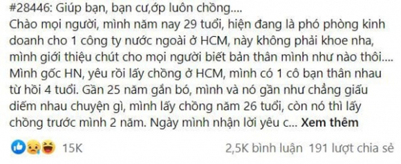 2 Giup Ban Ban Cuop Luon Chong Nghe Ly Do Khi Ba Mat Mot Loi Moi Soc Tan Oc