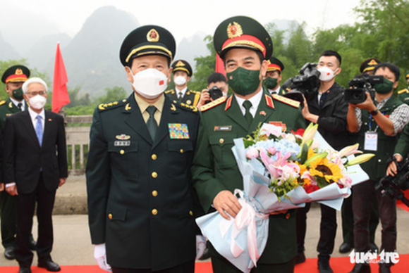 1 Bo Truong Quoc Phong Viet   Trung Hoi Dam Cung Nhau Xay Dung Bien Gioi Hoa Binh On Dinh
