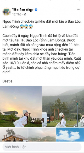 2 Thu Thap Chung Cu Vu Ngoc Trinh Dang Tin Sai Su That Mua 11ha Dat O Bao Loc