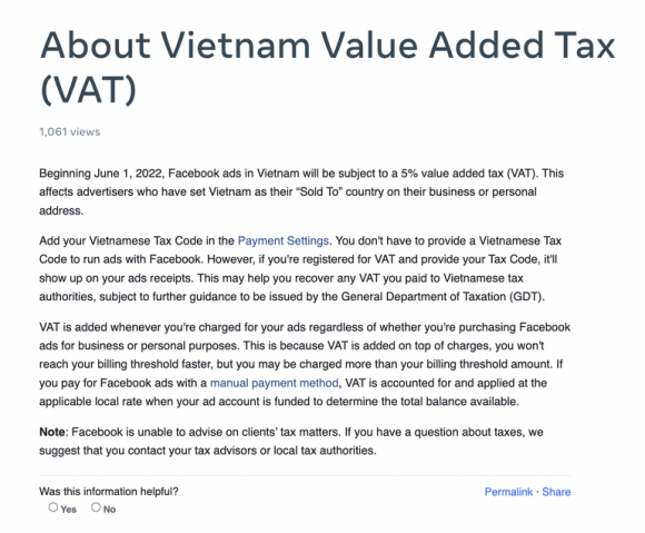 1 Facebook Thu Them 5 Phi Quang Cao Tai Viet Nam Ai Mung Ai Lo