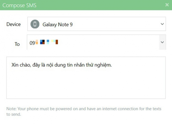 11 Doc Gui Tin Nhan Tren Smartphone Truc Tiep Tu May Tinh