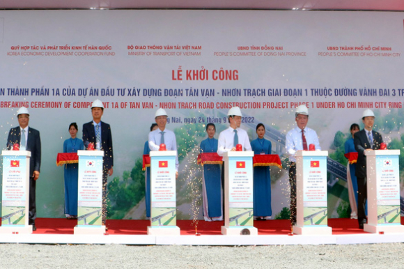 2 Khoi Cong Xay Cau Nhon Trach Chinh Thuc Khoi Dong Duong Vanh Dai 3