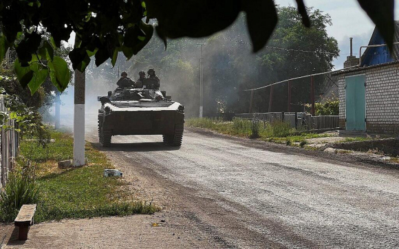 3 Quan Doi Ukraine Ap Sat Thanh Pho Svatovo O Khoang Cach 12 Km