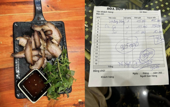 1 Dia Thit Heo Vai Lat Cua Nha Hang Ngon Tu Chat That Tu Tam O Sapa Gia 495000 Dong