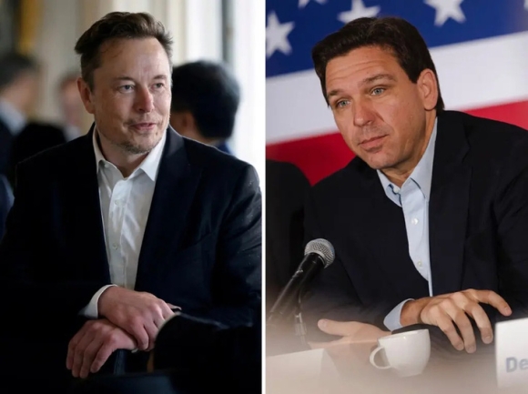 1 Ro Tin Thong Doc Desantis Xuat Hien Cung Ti Phu Musk Khi Tuyen Bo Tranh Cu Tong Thong