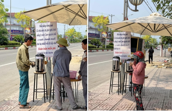 1 Nuoc Dua Mien Phi Ngay Nang Nong Chu Quan Khong So Bi Noi Lam Mau