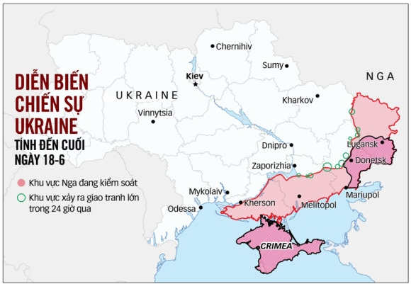 2 Ukraine Dang Tien Quan Tai Chiem Hon 110km2 O Phia Nam
