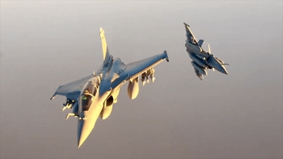 3 Tiem Kich Su 35 Nga Bi Chien Dau Co Rafale Phap Khoa Cung Tai Syria