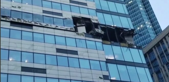 1 Khu Tai Chinh O Moskva Bi Uav Tan Cong