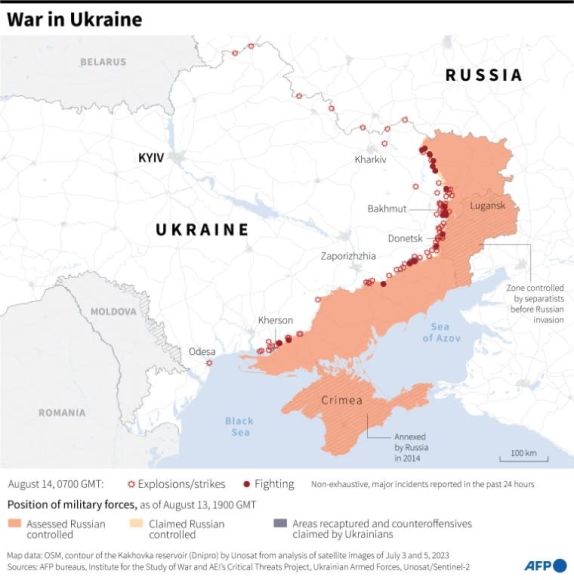 2 Ukraine Cho Biet Luc Luong Nga Da Bi Danh Bat Gan Bakhmut Va Phia Nam