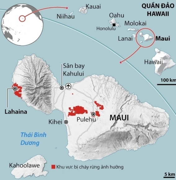 3 850 Nguoi Mat Tich Trong Vu Chay Rung O Hawaii