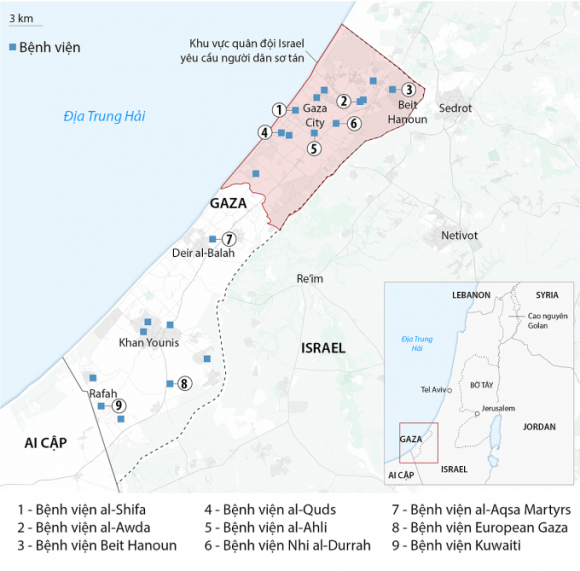 2 Who Mat Lien Lac Voi Benh Vien Lon Nhat Gaza