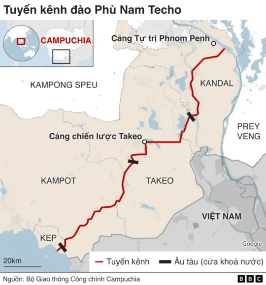 3 Kenh Dao Phu Nam Techo Campuchia Khoi Cong Ngay 58 Viet Nam Lep Ve Tren Mat Tran Truyen Thong