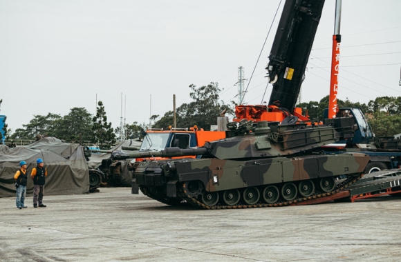 1 Xe Tang Abrams Cua My Den Dai Loan