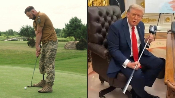 1 Tong Thong My To Ro Vui Mung Zelensky Tang Trump Gay Danh Golf Cua Cuu Chien Binh Ukraine