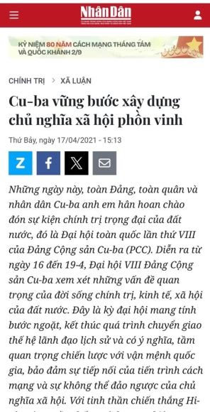 2 Tai Sao Cuba Ngay Cang Ngheo Do Chi Sau 4 Nam Viet Nam Phai Cuu Tro