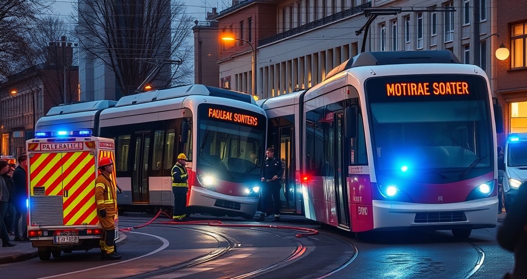 Tai nạn tàu điện tại Dresden: hai tàu va chạm trong giờ cao điểm khiến nhiều người bị thương