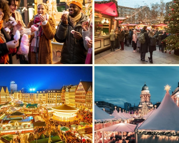 Chợ Giáng sinh (Weihnachtsmarkt) là biểu tượng văn hóa mùa đông đặc trưng nhất của nước Đức