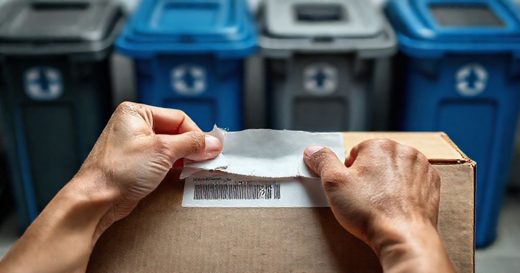 Quy tắc vứt rác ở Đức: thùng carton vận chuyển không nên vứt thẳng vào thùng giấy