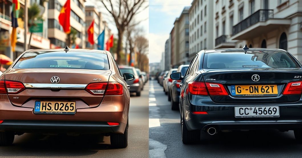 Văn hóa lựa chọn biển số xe: sự khác biệt giữa Việt Nam và Đức