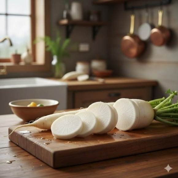 Ít ai để ý: Ăn củ cải trắng mỗi ngày giúp đờm trong phổi giảm dần, cổ họng thông thoáng hơn