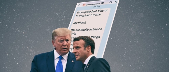 2 Trump Cong Bo Tin Nhan Rieng Tu Cua Macron Khi Ngoai Giao Khong Con Ranh Gioi Bao Mat