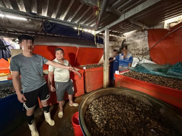 Bắt quả tang cơ sở ngâm ốc bươu với 'thủy tinh lỏng', đã tiêu thụ hàng ngàn tấn