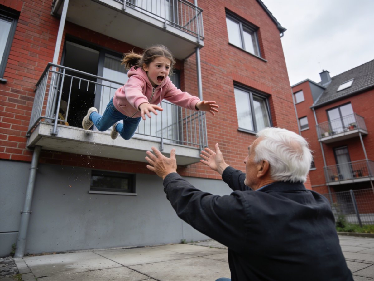 1 Be Gai 9 Tuoi Nhay Tu Ban Cong Thoat Than Vi Bi Me De Doa Bang Dao Tai Bremen