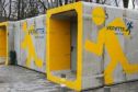 Kyiv chuẩn bị đặt hầm trú ẩn di động tại các bến xe công cộng