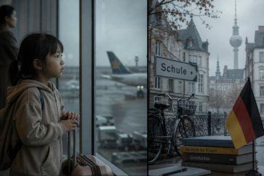 Phía sau tấm vé sang Đức từ nhỏ: cái giá của một tuổi thơ xa mẹ
