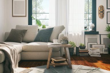 Quy tắc 3 chất liệu giúp nhà nhỏ cũng trở nên ấm cúng hơn