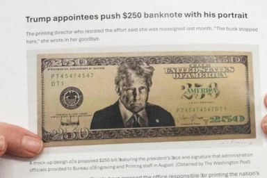 Mỹ có thể phát hành tờ 250 USD in hình ông Trump