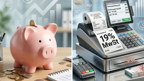 Phân biệt Kleinunternehmer và Regelbesteuerung: Chủ tiệm nhỏ nên chọn cách tính thuế nào?