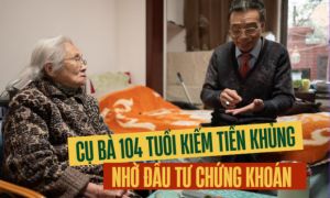 Chăm chỉ nghiên cứu chứng khoán trên TV, cụ bà 104 tuổi người Trung Quốc kiếm...