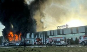Latvia: Nhà máy sản xuất máy bay không người lái chìm trong biển lửa