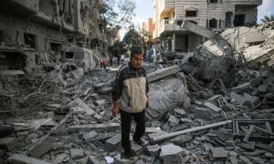 Chạy bom ở Gaza