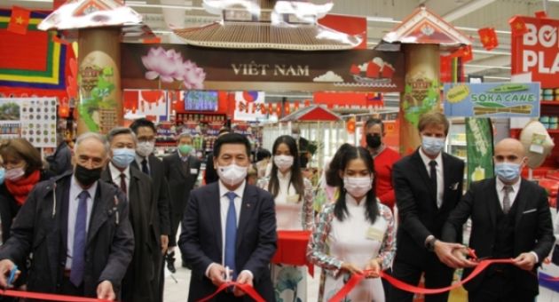 Tuần hàng Việt Nam đầu tiên trong hệ thống siêu thị Carrefour ở Pháp