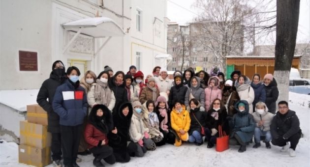 Chuyến xe Giáng sinh từ thiện của người Việt tại Moskva