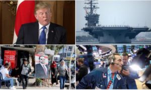Thế giới đêm qua: Tổng thống Trump kêu gọi Nhật mua nhiều vũ khí, 3 tàu sân...