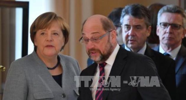 Liên đảng bảo thủ của Thủ tướng Merkel đạt thỏa thuận về nguyên tắc với SPD