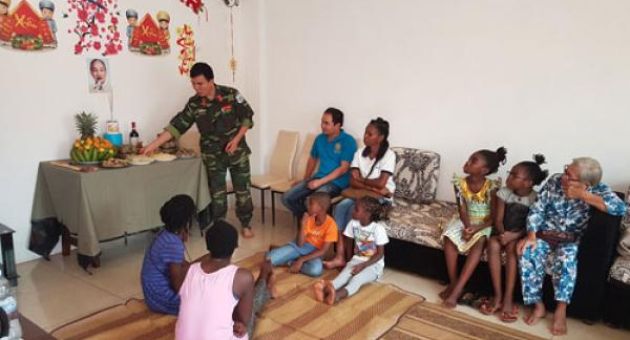 Tết sớm của sĩ quan gìn giữ hòa bình Việt Nam tại Trung Phi