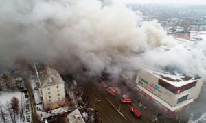 Cháy lớn ở trung tâm thương mại Nga, 37 người thiệt mạng