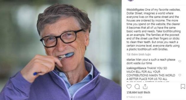 Tiền nhiều để làm gì: Bill Gates đi khắp thế giới ‘ngắm’ toilet, đánh răng...