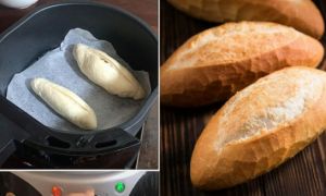 Cách làm bánh mì bằng nồi chiên không dầu thơm ngon, đơn giản