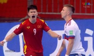 Thua trước Nga, nhưng futsal Việt Nam đã làm nên kỳ tích tại FIFA Futsal World...